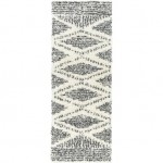 Surya Deluxe Shag Cream Rug 2'7" X 7'3"