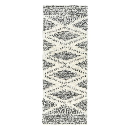 Surya Deluxe Shag Cream Rug 2'7" X 7'3"