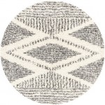 Surya Deluxe Shag Cream Rug 7'10" Round