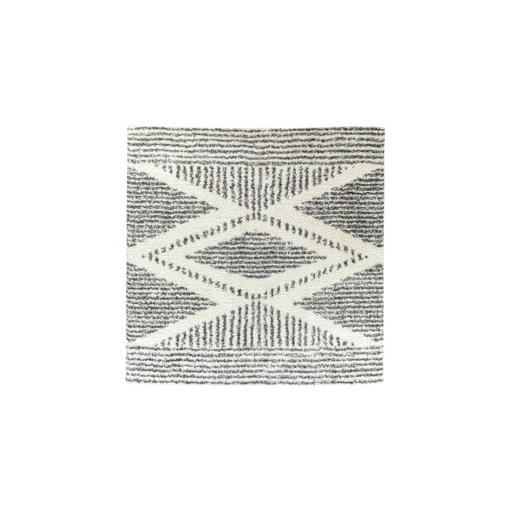 Surya Deluxe Shag Cream Rug 7'10" Square