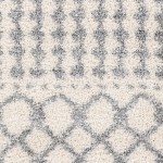 Surya Deluxe Shag Off-White Rug 6'7" X 9'