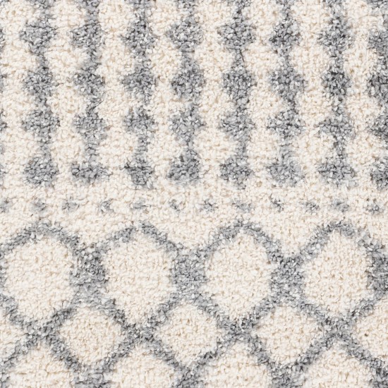 Surya Deluxe Shag Off-White Rug 6'7" X 9'