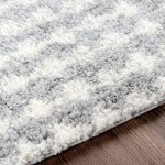 Surya Deluxe Shag Medium Gray Rug 2' X 3'