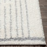 Surya Deluxe Shag Rug 5'3" X 7'3" - Cream, Light Gray