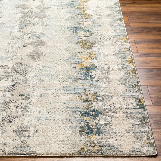 Surya Dresden Rug 2'7" X 7'3" (Off-White & Taupe)
