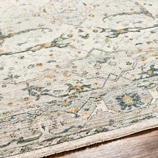 Surya Dresden Rug 2'7" X 10' In Taupe