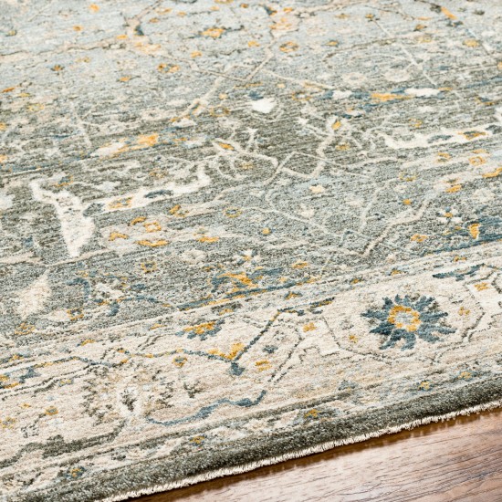 Surya Dresden Rug 5' X 7'5" In Deep Teal