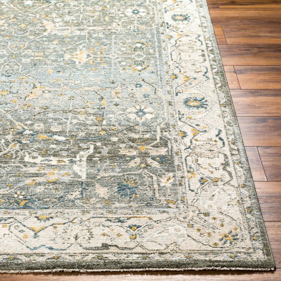 Surya Dresden Rug 7'10" Round In Deep Teal