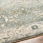 Surya Dresden Rug 7'10" Round In Deep Teal