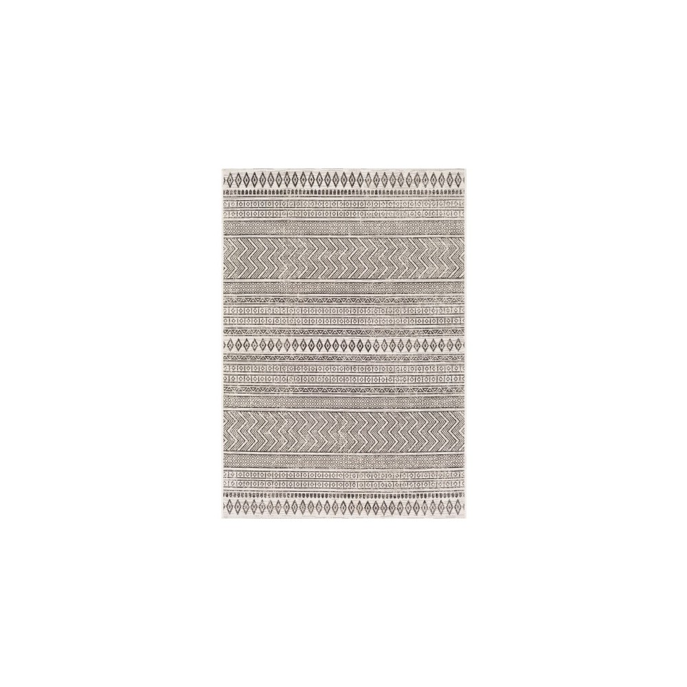 Surya Eagean Rug 4'3" X 5'11" In Black Surya Eagean Rug 4'3" X 5'11" In Black