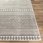 Surya Eagean Rug 5'3" X 7'3" Oval In Black