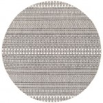 Surya Eagean Rug 5'3" Round In Black