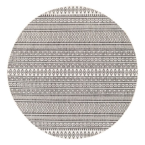 Surya Eagean Rug 5'3" Round In Black