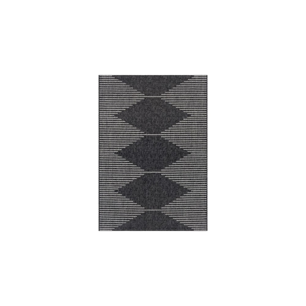 Surya Eagean Rug 2' X 2'11" In Black Surya Eagean Rug 2' X 2'11" In Black