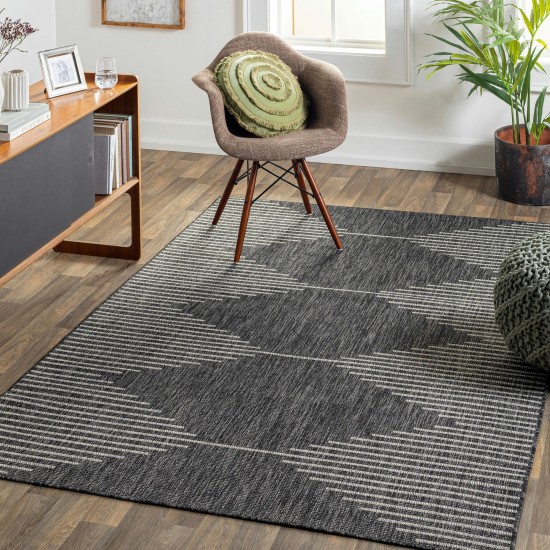 Surya Eagean Rug 2' X 2'11" In Black