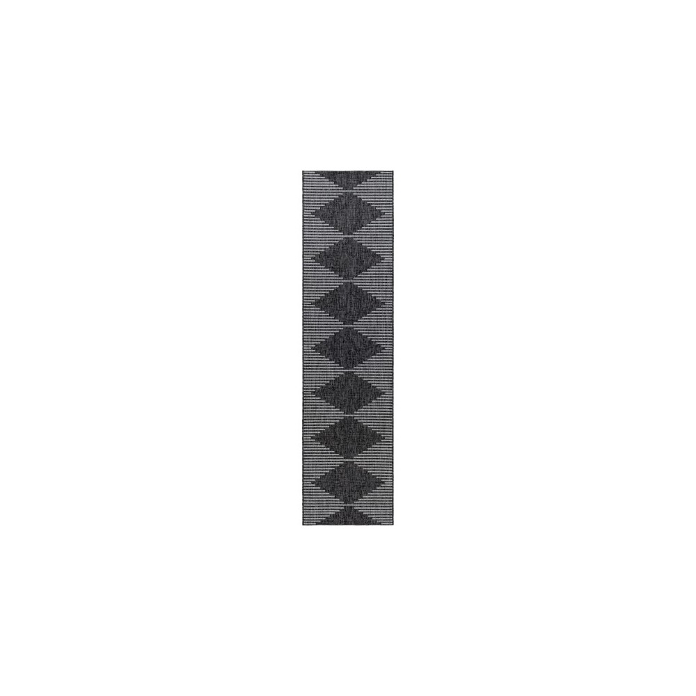 Surya Eagean Rug 2'7" X 10' (Black) Surya Eagean Rug 2'7" X 10' (Black)