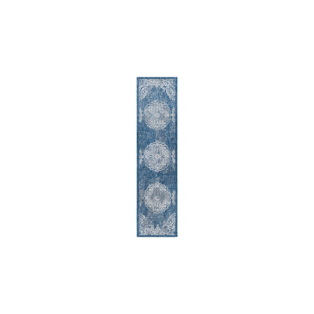 Surya Eagean Rug 2'7" X 10' (Dark Blue)