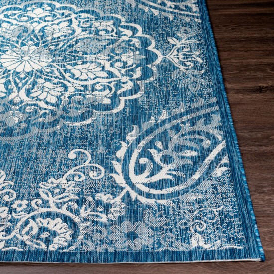 Surya Eagean Rug 6'7" Round (Dark Blue)
