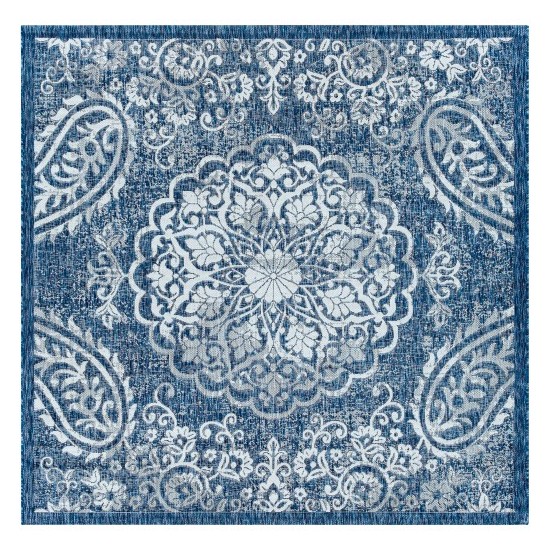 Surya Eagean Rug 6'7" Square (Dark Blue)