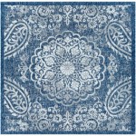 Surya Eagean Rug 7'10" Square (Dark Blue)