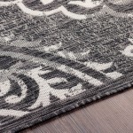 Surya Eagean Rug 2' X 2'11" (Black)