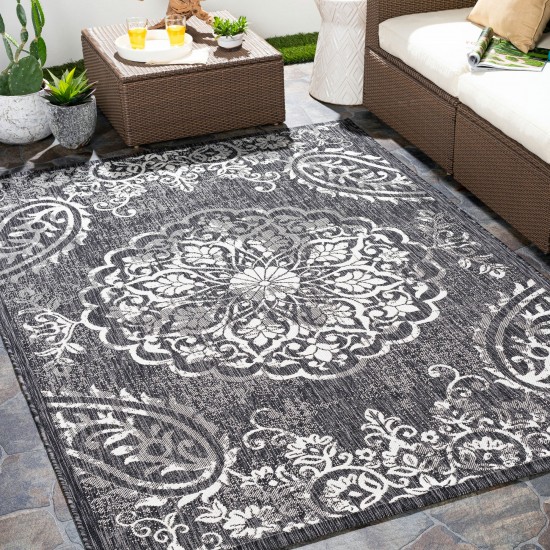 Surya Eagean Rug 4'3" X 5'11" - Black