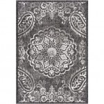 Surya Eagean Rug 5'3" X 7'7" (Black & Charcoal)