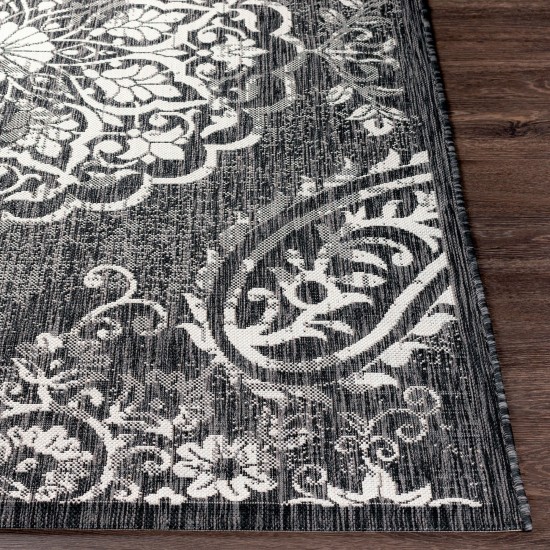 Surya Eagean Rug 5'3" X 7'7" (Black & Charcoal)
