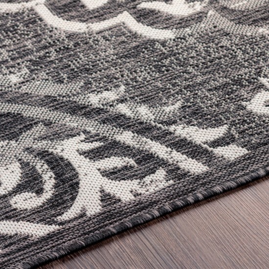 Surya Eagean Rug 5'3" X 7'7" (Black & Charcoal)