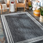 Surya Eagean Rug 2' X 2'11" - Charcoal