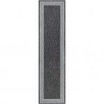 Surya Eagean Rug 2'7" X 10' - Charcoal