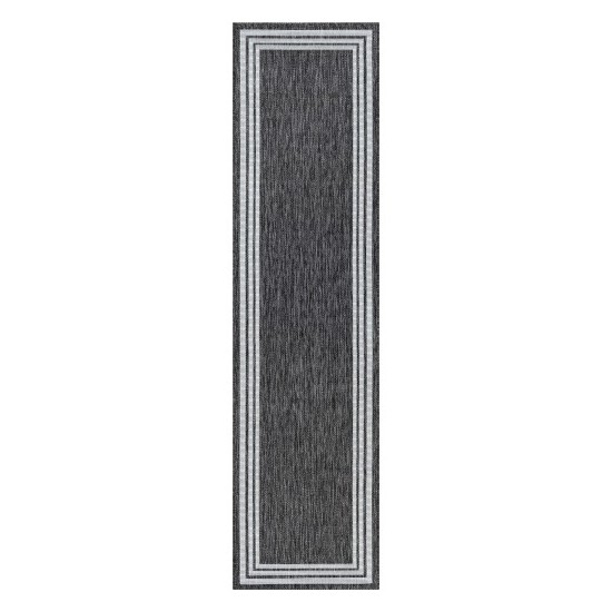 Surya Eagean Rug 2'7" X 10' - Charcoal