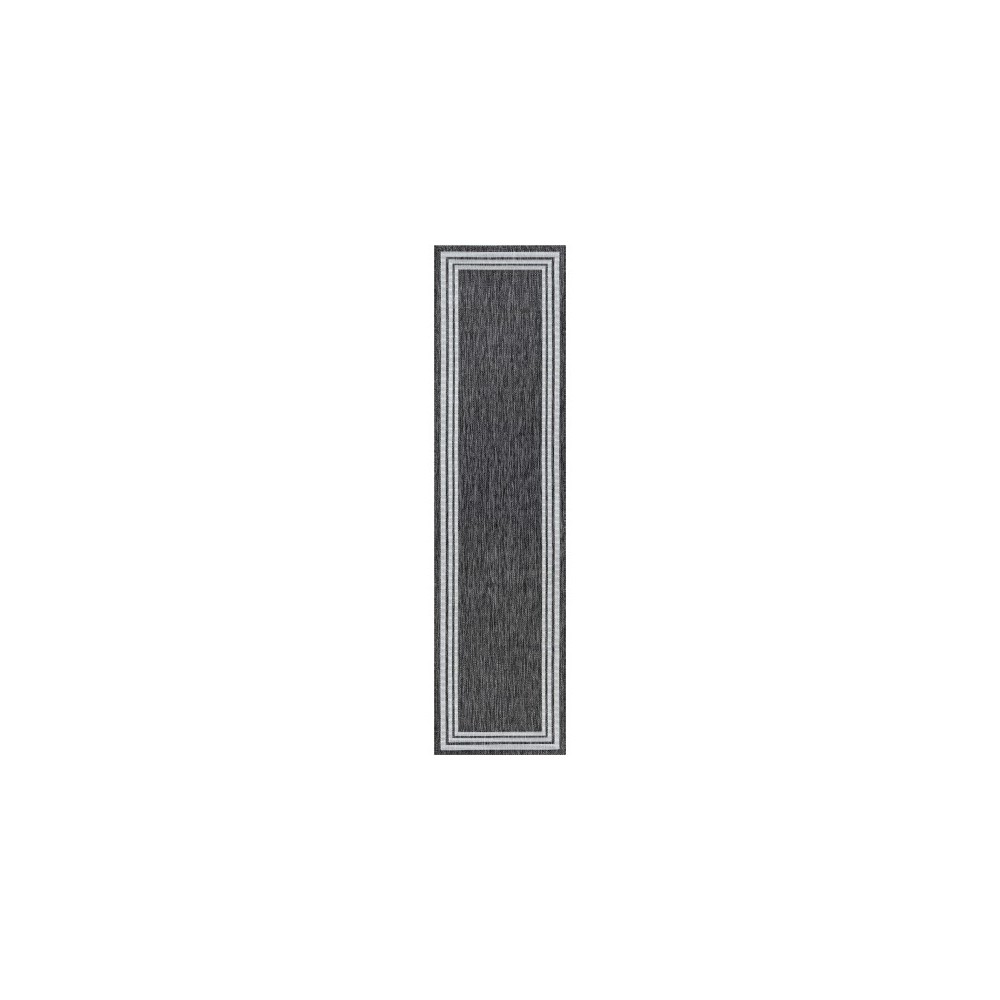 Surya Eagean Rug 2'7" X 10' - Charcoal Surya Eagean Rug 2'7" X 10' - Charcoal