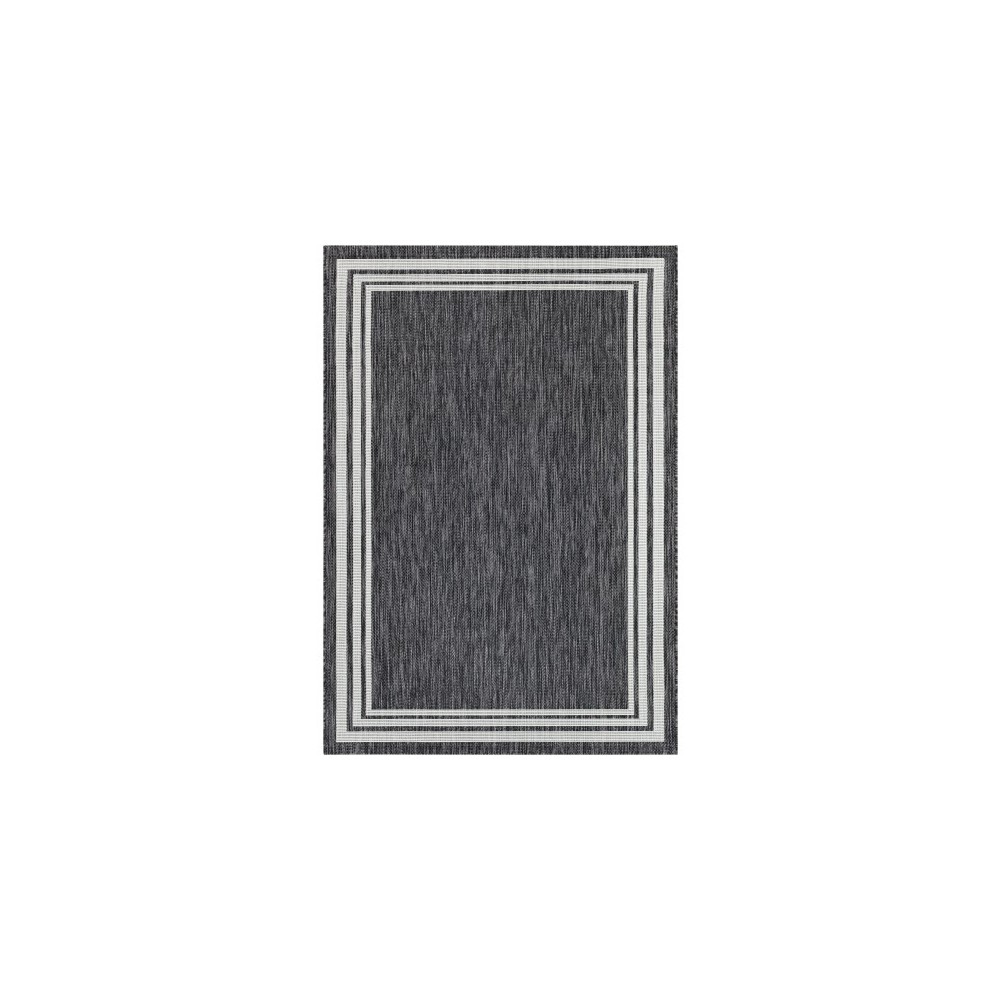 Surya Eagean Rug 5'3" X 7'3" Oval - Charcoal Surya Eagean Rug 5'3" X 7'3" Oval - Charcoal