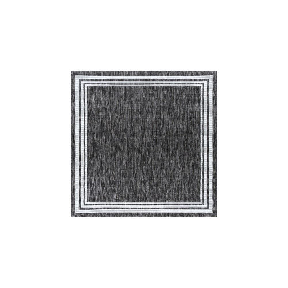 Surya Eagean Rug 6'7" Square - Charcoal Surya Eagean Rug 6'7" Square - Charcoal