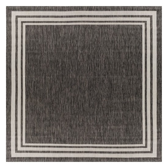 Surya Eagean Rug 7'10" Square - Charcoal