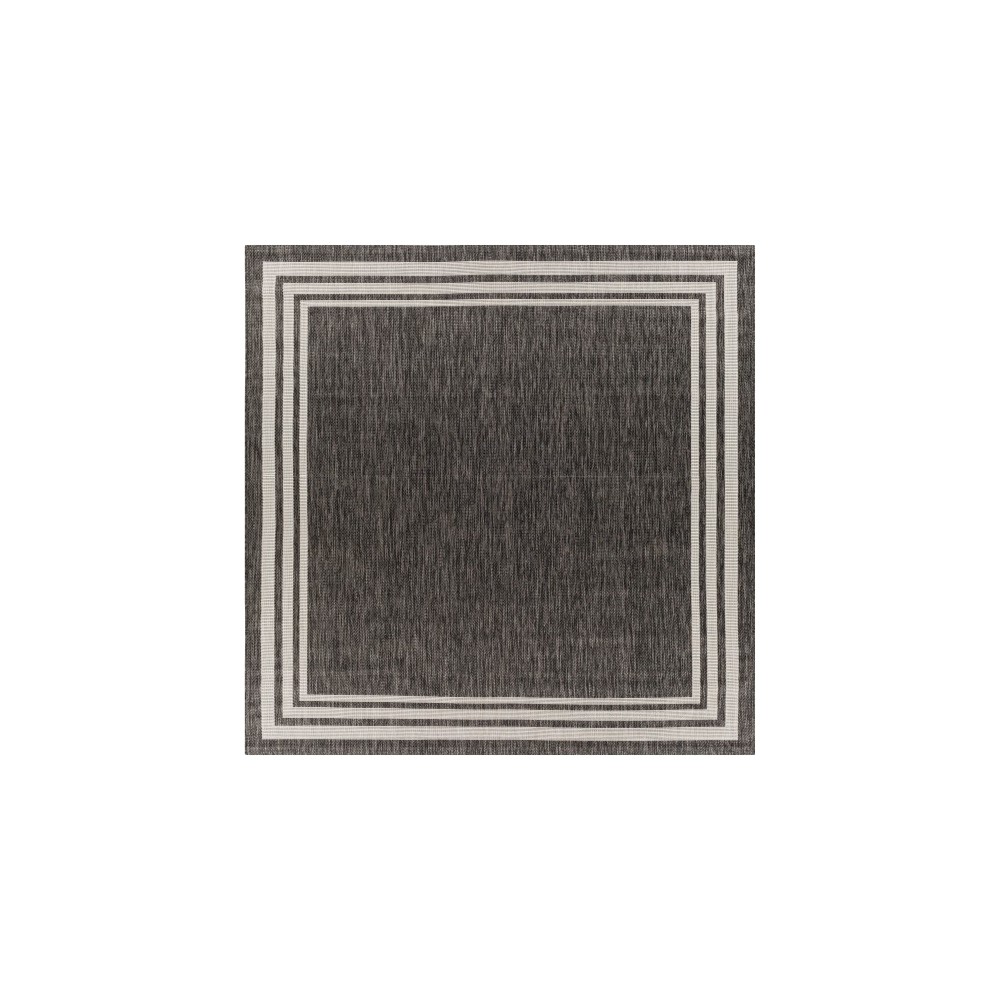 Surya Eagean Rug 7'10" Square - Charcoal