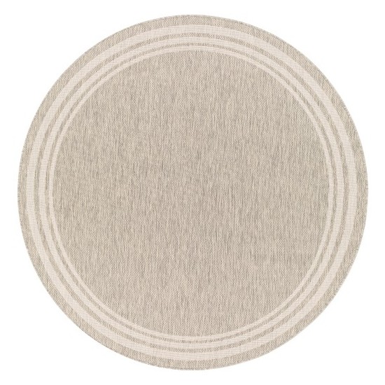 Surya Eagean Rug 5'3" Round - Oatmeal