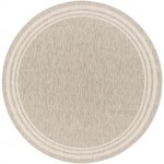 Surya Eagean Rug 6'7" Round - Oatmeal