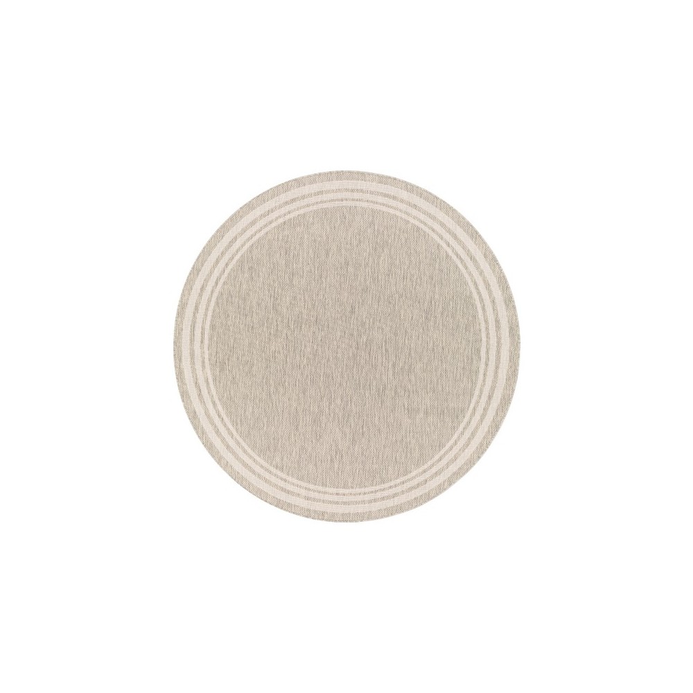 Surya Eagean Rug 6'7" Round - Oatmeal