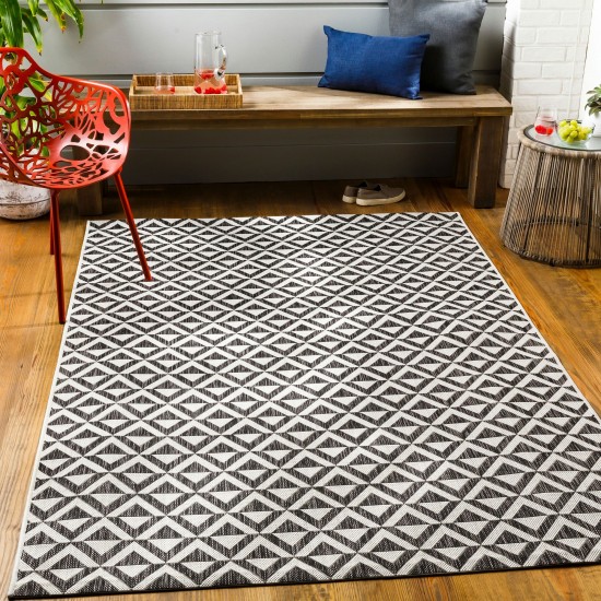 Surya Eagean Rug 5'3" X 7'7" - Black