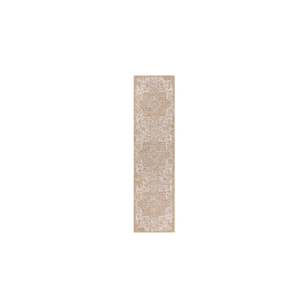 Surya Eagean Tan Rug 2'7" X 12'