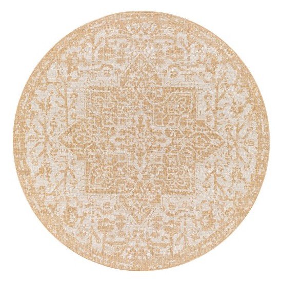 Surya Eagean Tan Rug 5'3" Round