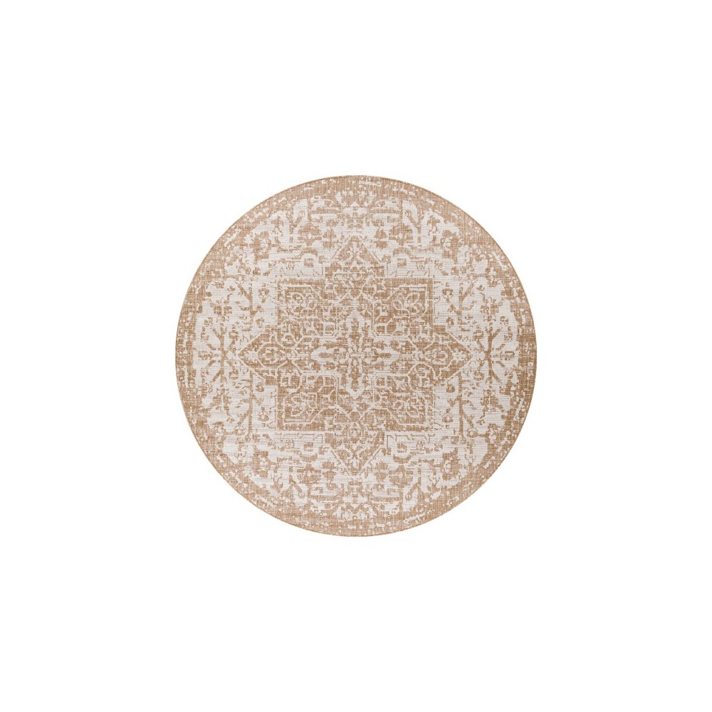 Surya Eagean Tan Rug 7'10" Round Surya Eagean Tan Rug 7'10" Round
