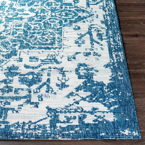 Surya Eagean Rug 2'7" X 10' (Dark Blue & Denim)