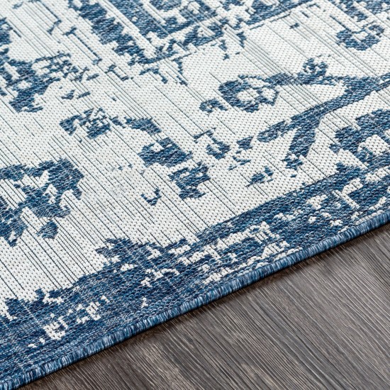 Surya Eagean Rug 2'7" X 10' (Dark Blue & Denim)