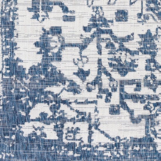 Surya Eagean Rug 2'7" X 10' (Dark Blue & Denim)