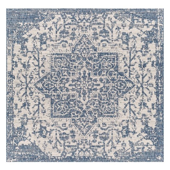 Surya Eagean Rug 6'7" Square (Dark Blue & Denim)