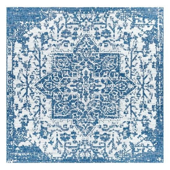 Surya Eagean Rug 7'10" Square (Dark Blue & Denim)