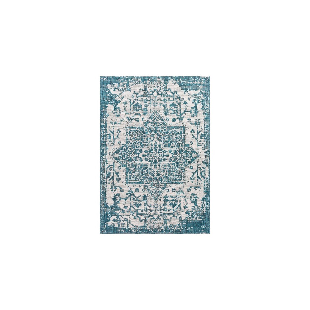 Surya Eagean Teal Rug 2' X 2'11" Surya Eagean Teal Rug 2' X 2'11"